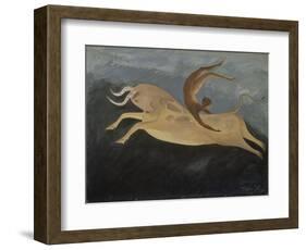 Taureau au Danseur Cretois, 1987-Marie Hugo-Framed Giclee Print