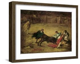 Tauromaquia-Francisco de Goya-Framed Art Print