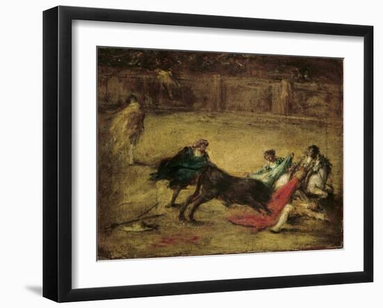 Tauromaquia-Francisco de Goya-Framed Art Print