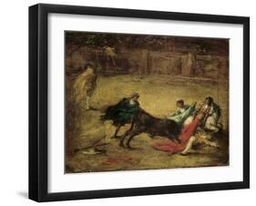 Tauromaquia-Francisco de Goya-Framed Art Print