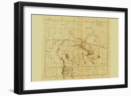 Taurus and Orion-Sir John Flamsteed-Framed Art Print