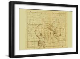 Taurus and Orion-Sir John Flamsteed-Framed Art Print