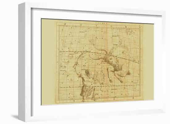 Taurus and Orion-Sir John Flamsteed-Framed Art Print