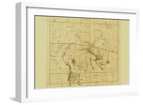 Taurus and Orion-Sir John Flamsteed-Framed Art Print