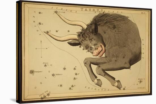 Taurus Constellation, Zodiac Sign, 1825-Science Source-Stretched Canvas