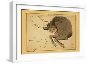 Taurus the Bull-Aspin Jehosaphat-Framed Art Print