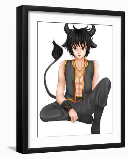 Taurus-Rudall30-Framed Art Print