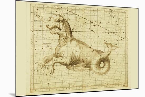 Taurus-Sir John Flamsteed-Mounted Art Print