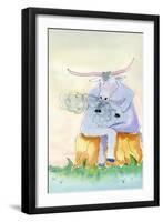 Taurus-Jennifer Zsolt-Framed Giclee Print