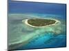 Tavarua Island and Coral Reef, Mamanuca Islands, Fiji-David Wall-Mounted Photographic Print