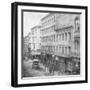 Tavern and Liquor Store Do Business on Sacramento Street-null-Framed Photographic Print