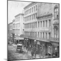 Tavern and Liquor Store Do Business on Sacramento Street-null-Mounted Photographic Print