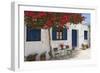 Tavern in Lefkes, Paros Island, Cyclades, Greece-Katja Kreder-Framed Photographic Print