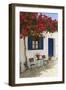 Tavern in Lefkes, Paros Island, Cyclades, Greece-Katja Kreder-Framed Photographic Print