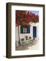 Tavern in Lefkes, Paros Island, Cyclades, Greece-Katja Kreder-Framed Photographic Print