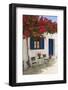 Tavern in Lefkes, Paros Island, Cyclades, Greece-Katja Kreder-Framed Photographic Print