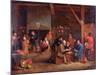 Tavern Interior with Card Players-Victor Mahu-Mounted Giclee Print