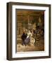 Tavern Interior with Card Players-Jan Havicksz. Steen-Framed Giclee Print