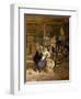 Tavern Interior with Card Players-Jan Havicksz. Steen-Framed Giclee Print