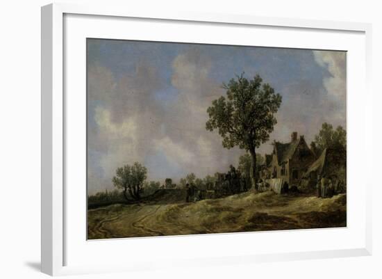 Tavern on a Country Road, 1620-Jan Van Goyen-Framed Giclee Print