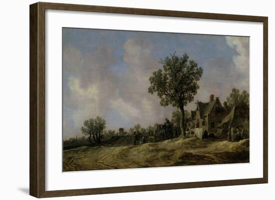 Tavern on a Country Road, 1620-Jan Van Goyen-Framed Giclee Print