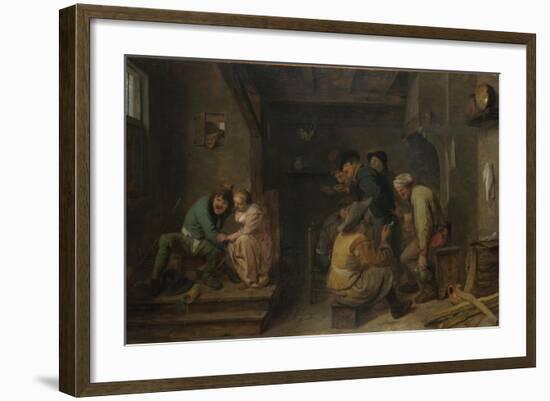 Tavern Scene, C. 1635-Adriaen Brouwer-Framed Giclee Print