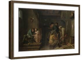 Tavern Scene, C. 1635-Adriaen Brouwer-Framed Giclee Print