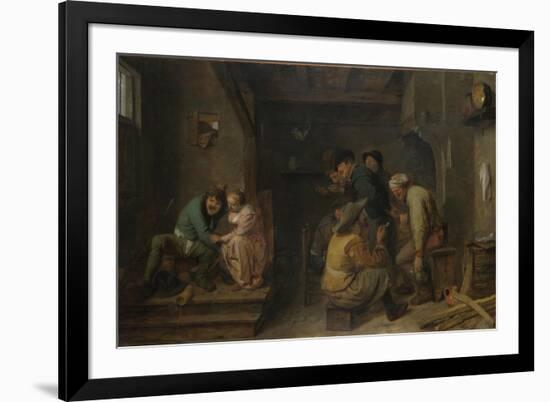 Tavern Scene, C. 1635-Adriaen Brouwer-Framed Giclee Print