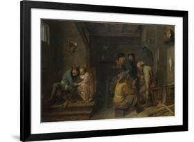 Tavern Scene, C. 1635-Adriaen Brouwer-Framed Giclee Print