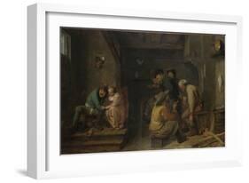 Tavern Scene, C. 1635-Adriaen Brouwer-Framed Giclee Print