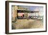 Taverna at Posillipo, 1886-Vincenzo Migliaro-Framed Giclee Print