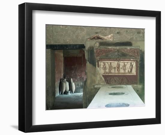 Taverna Near the Theatre, Pompeii, Unesco World Heritage Site, Campania, Italy-Christina Gascoigne-Framed Photographic Print