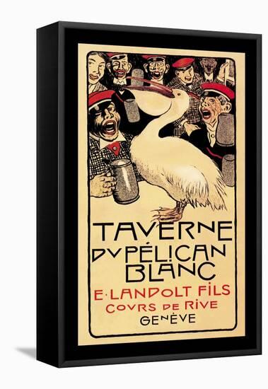Taverne du Pelican Blanc-Henry-claudius Forestier-Framed Stretched Canvas