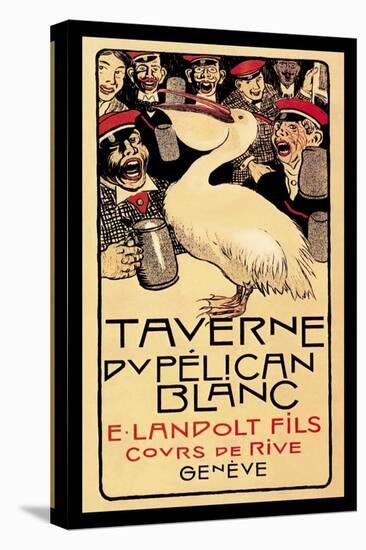 Taverne du Pelican Blanc-Henry-claudius Forestier-Stretched Canvas