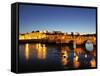 Tavira at Sunset. Algarve, Portugal-Mauricio Abreu-Framed Stretched Canvas