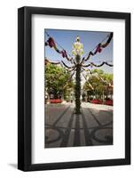 Tavira Decorated for the Popular Saints Festivities, Portugal-Julie Eggers-Framed Photographic Print