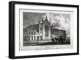 Tavistock Chapel, Tavistock Place, St Pancras, London, 1807-Samuel Rawle-Framed Giclee Print