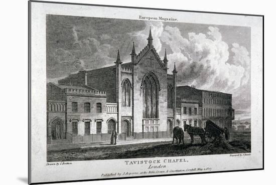 Tavistock Chapel, Tavistock Place, St Pancras, London, 1807-Samuel Rawle-Mounted Giclee Print