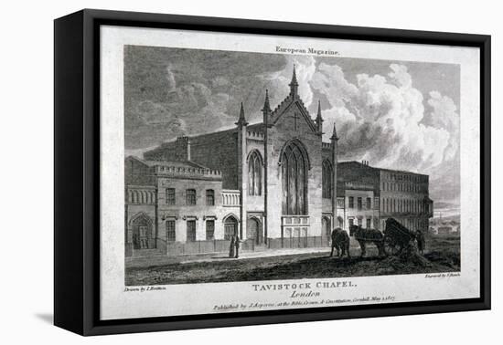 Tavistock Chapel, Tavistock Place, St Pancras, London, 1807-Samuel Rawle-Framed Stretched Canvas