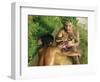 Tavita Manea, Tattooer, Moorea, Society Islands, French Polynesia, South Pacific Islands, Pacific-Sylvain Grandadam-Framed Photographic Print