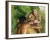 Tavita Manea, Tattooer, Moorea, Society Islands, French Polynesia, South Pacific Islands, Pacific-Sylvain Grandadam-Framed Photographic Print