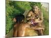 Tavita Manea, Tattooer, Moorea, Society Islands, French Polynesia, South Pacific Islands, Pacific-Sylvain Grandadam-Mounted Photographic Print