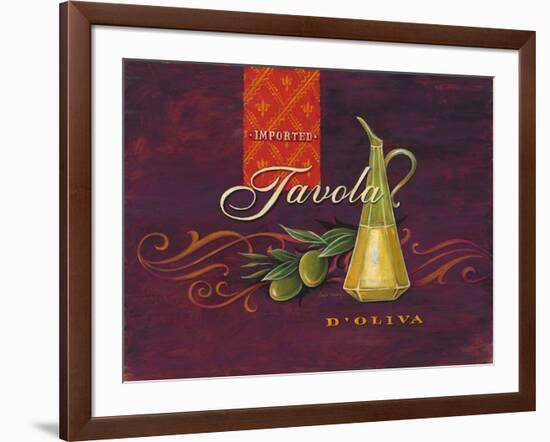 Tavola D'Oliva-Angela Staehling-Framed Art Print