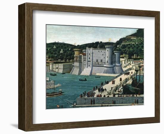 Tavola Strozzi, Detail of Naples-Tavola Strozzi-Framed Art Print