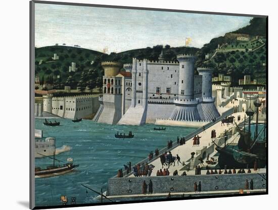 Tavola Strozzi, Detail of Naples-Tavola Strozzi-Mounted Art Print