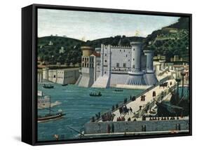 Tavola Strozzi, Detail of Naples-Tavola Strozzi-Framed Stretched Canvas