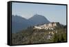 Tawang Buddhist Monastery, Himalayan Hills Beyond, Tawang, Arunachal Pradesh, India, Asia-Annie Owen-Framed Stretched Canvas