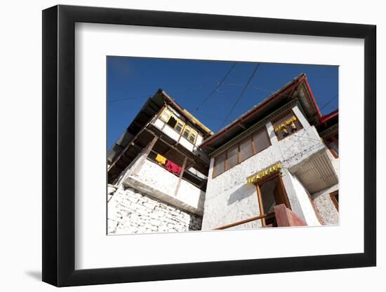 Tawang Buddhist Monastery in Early Morning Sunshine, Tawang, Arunachal Pradesh, India, Asia-Annie Owen-Framed Photographic Print