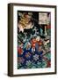 Tawara Tôda Hidesato and the Dragon Woman of Seta, from One Hundred Ghost Stories-Yoshitoshi Tsukioka-Framed Premium Giclee Print