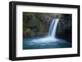 Tawhai Falls, Whakapapanui Stream, Tongariro NP, Central Plateau, N Island, New Zealand-David Wall-Framed Photographic Print